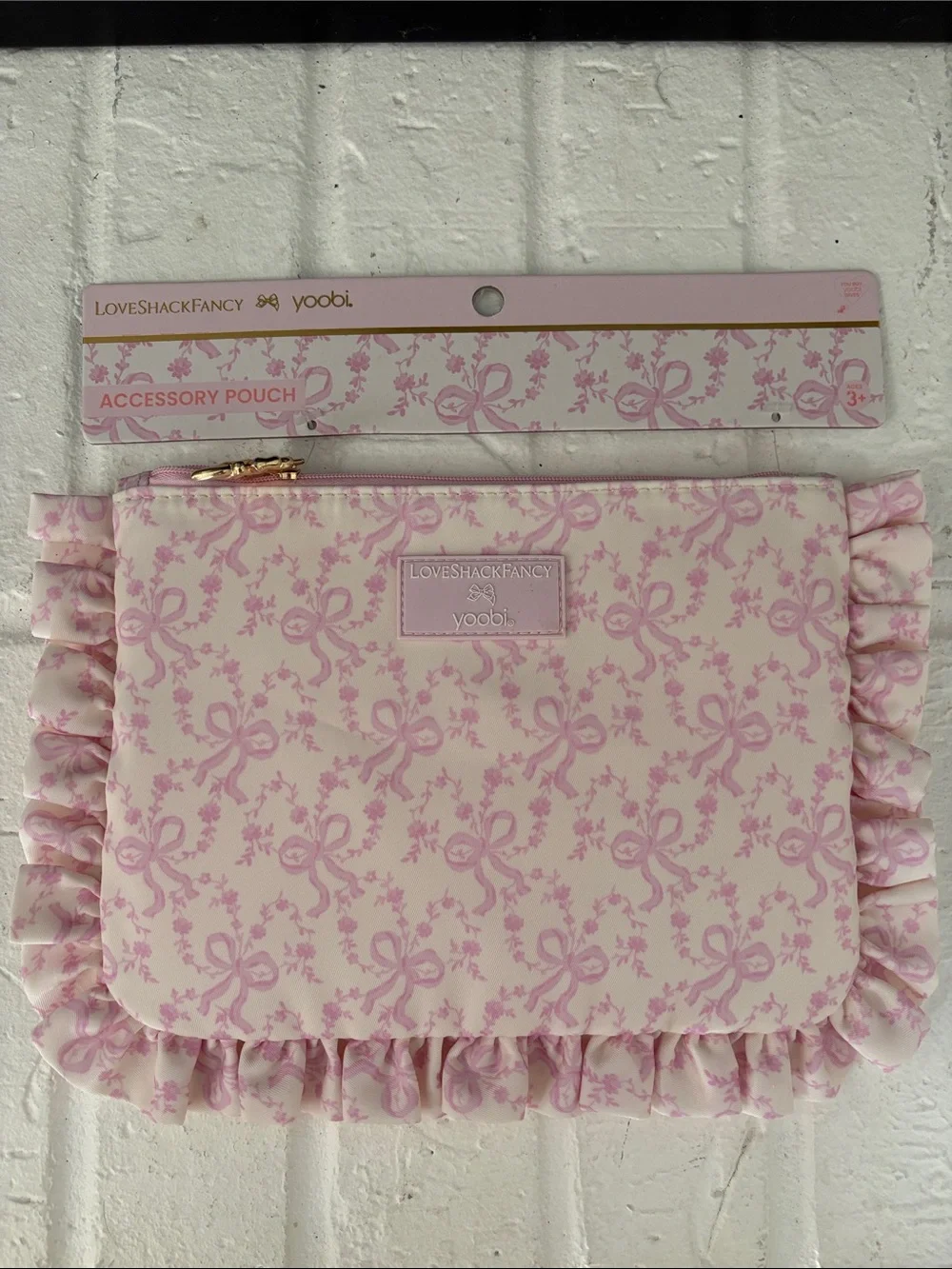 New LoveShackFancy x Target | Yoobi Coquette Bows Accessory / Pencil Pouch